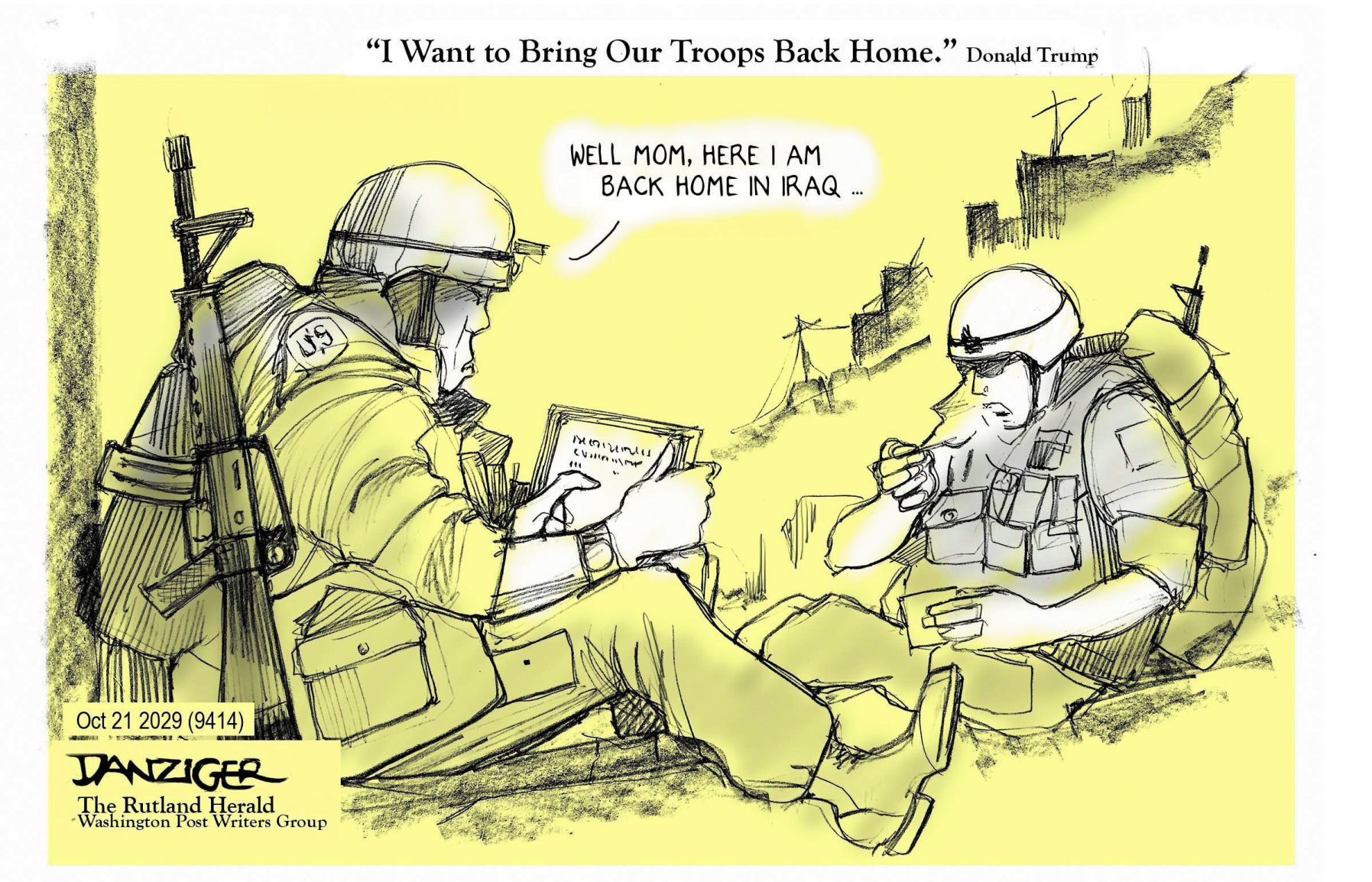 Jeff Danziger cartoon